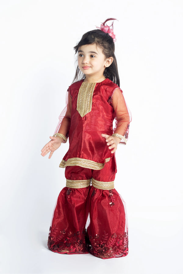 Azeen Gharara Kurti