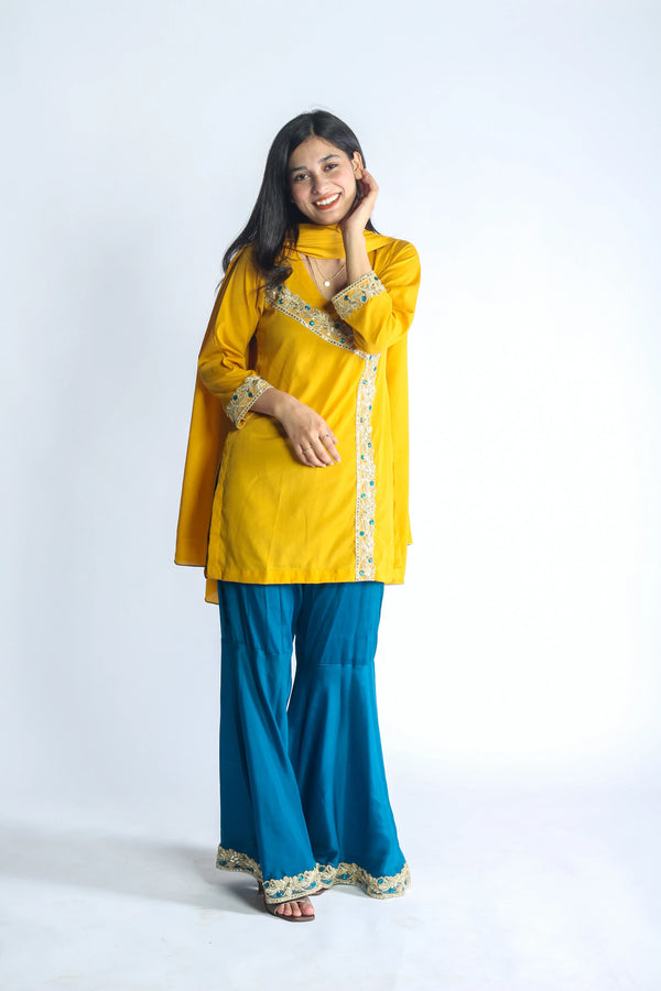 Hena Sharara Kurti