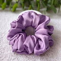Lavender Silk Scrunchies