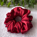 Red Silk Scrunchies