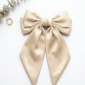 Cream Bow Hair Pins