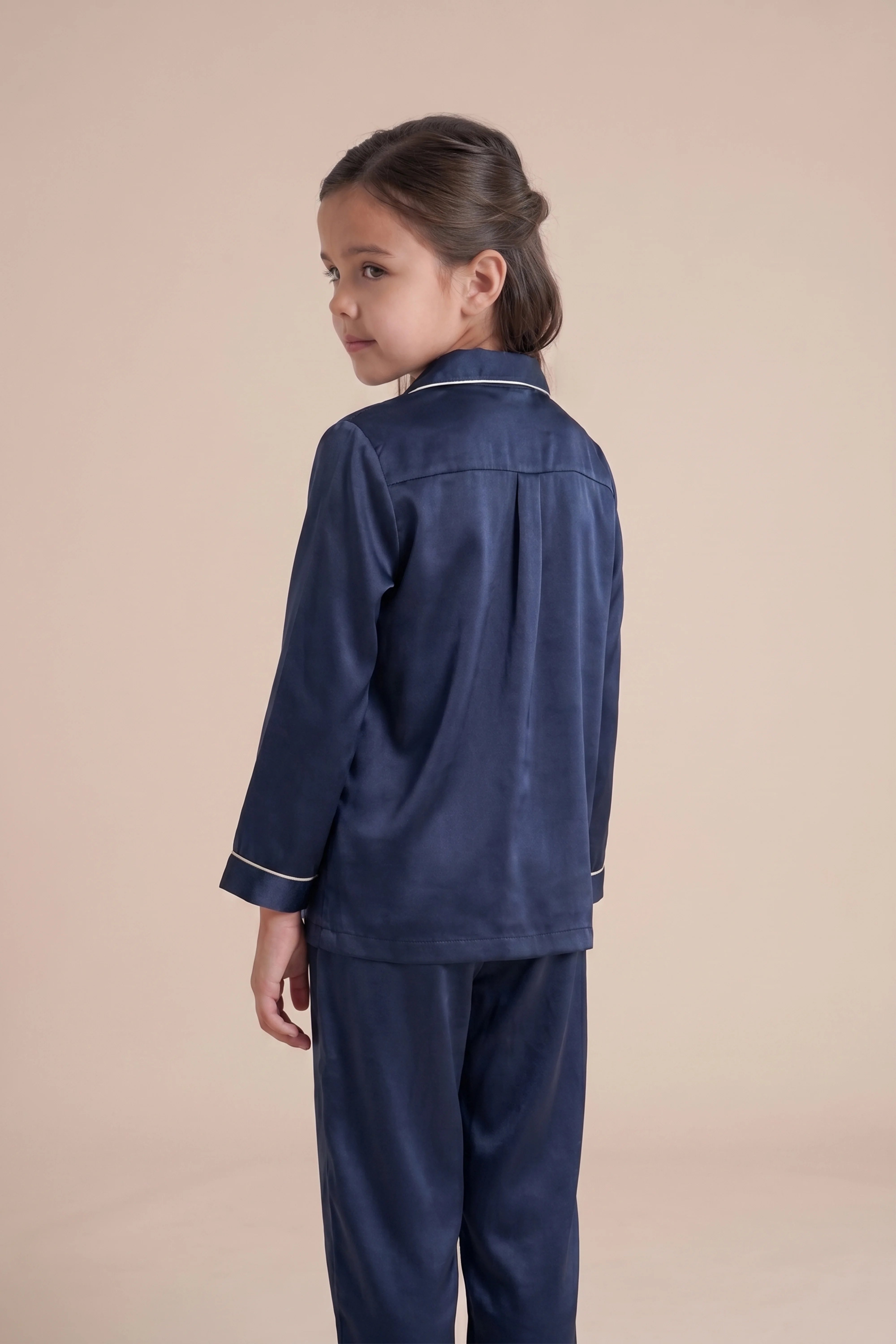 Navy Blue Night Wear Set